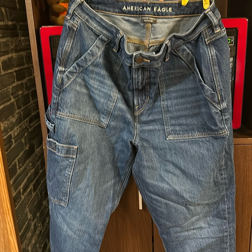 American Eagle carpenter jeans in size 12.  These are brand new without tags